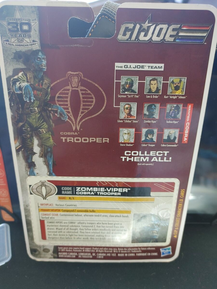 Zombie Viper Trooper G.I. JOE COBRA 30th Anniversary MOC | eBay Zombie Viper Trooper G.I. JOE COBRA 30th Anniversary MOC | eBay