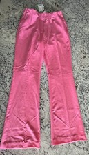 H M Pink Trousers Sz 8 Womens New With Tag