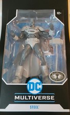 McFarlane Toys DC Multiverse Steel Reign Of The Supermen Platinum Chase 7