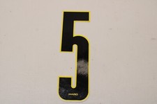 OLD MID SCHOOL BMX HARO NUMBER PLATE STICKER DECAL - 7" - STOCK B - 49