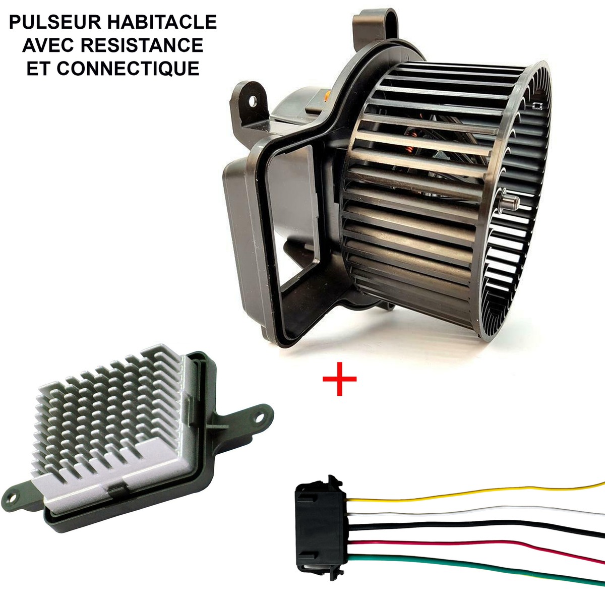 Kit Pulseur D'air Habitacle + Résistance Chauffage Pour Peugeot 3008/5008/Citroën DS5 - Neuf - Réf. Partsline