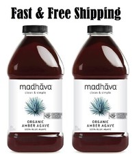 Madhava Organic Amber Agave, 46 Ounce Pack of 2 Free shipping