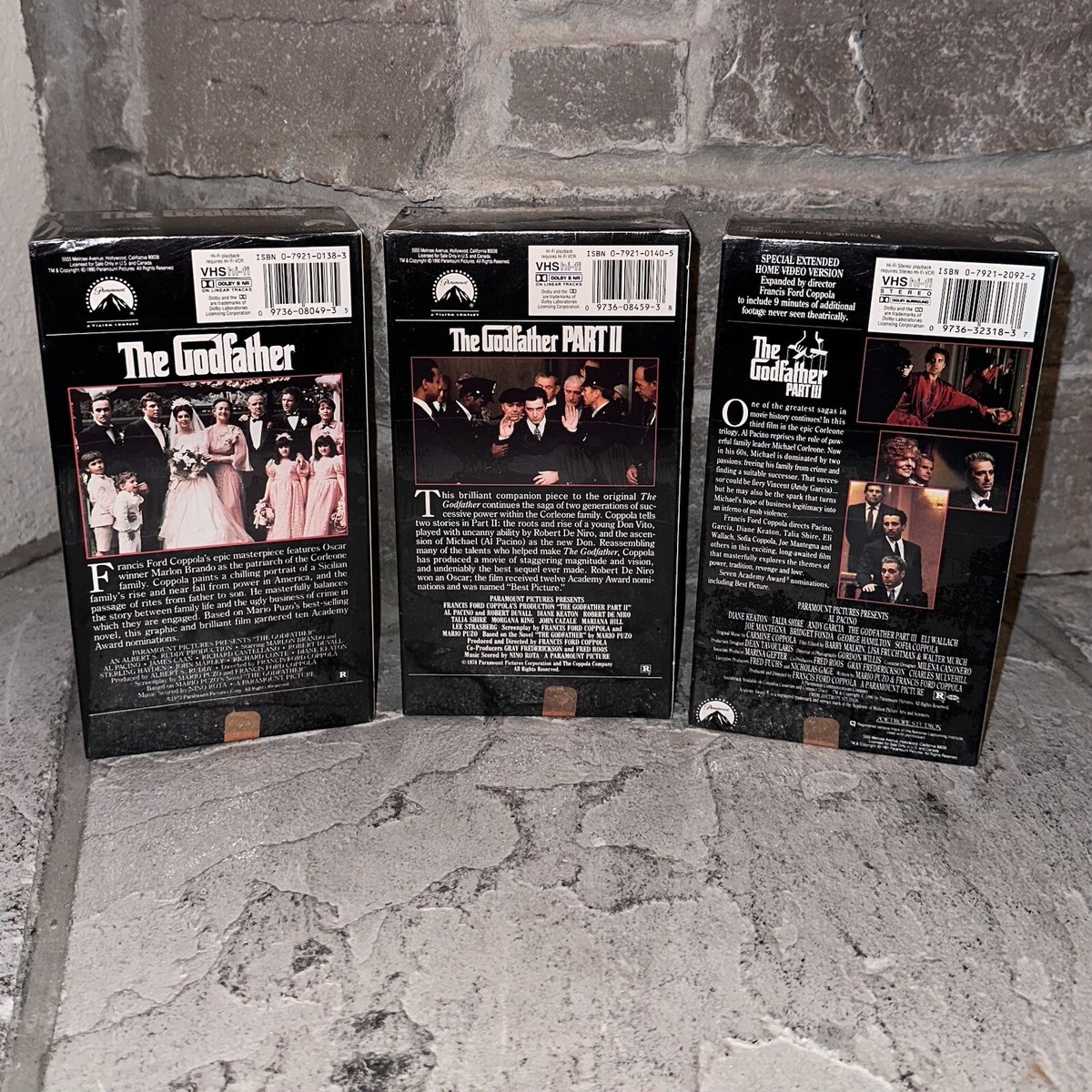 New The Godfather Part I/II/III 1 2 3 Complete Set Directors Cut