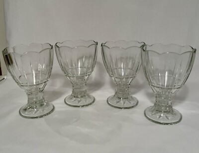 BORMIOLI ROCCO Set of (4) CRYSTAL SUNDAE PARFAIT