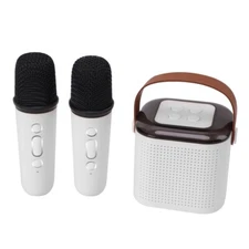Portable Bluetooth Karaoke Machine fit for Kids Speaker w/ Microphones for Party