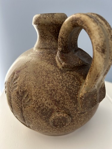 Vintage POTTERY Jug With Handle In Shades Of Browns By WALTER ABERSON! - Picture 5 of 13