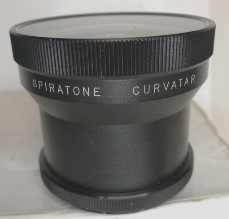 Spiratone Curvatar Super Wide Lens 52mm Threaded Mount +End Caps - Made in Japan