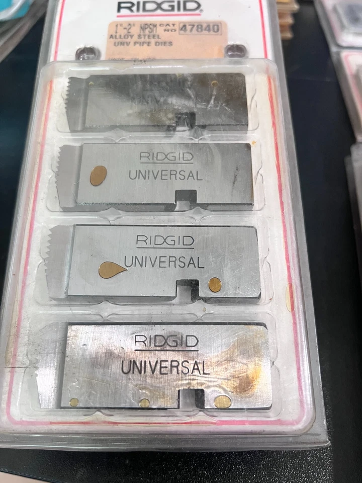 Troquel de repuesto para roscado de tubería Ridgid 47840 1 a 2" NPSM Foto 2 de 3
