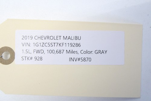 2016-2024 CHEVROLET MALIBU FWD ABS REAR RIGHT OR LEFT WHEEL SPEED SENSOR OEM - Picture 7 of 7