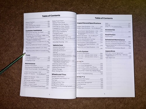 2018 FORD ECOSPORT OWNERS MANUAL - Bild 5 von 7