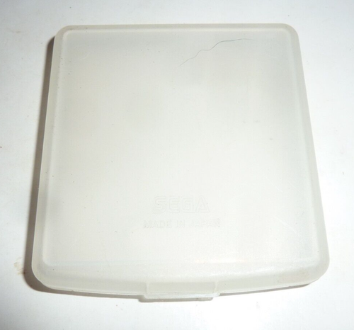 Vintage Sega Game Gear Replacement Clamshell Case Clear Dust Cover Logo OEM S-52 - Picture 2 of 3