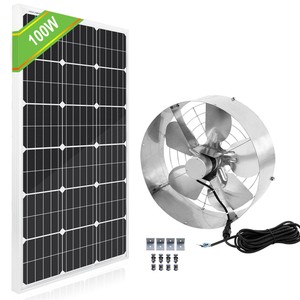 solar fan cooler