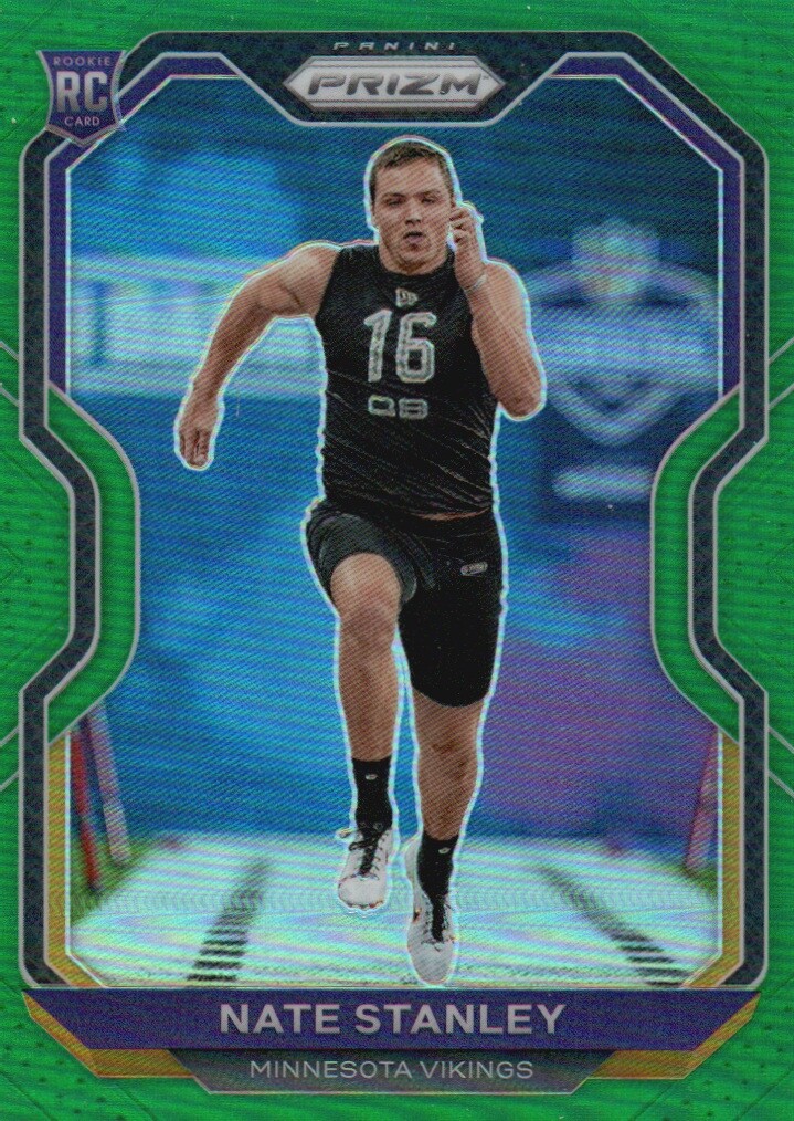 Nate Stanley Panini Prizm #400 Green