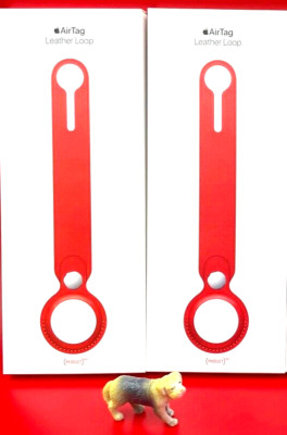 Apple AirTag 3パック　未使用 Apple AirTag Leather Loop (red) MK0V3ZM/A PRODUCT RED NEW SEALED