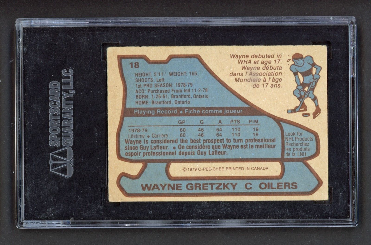 1979-80 OPC #18 WAYNE GRETZKY ROOKIE CARD SGC 5 EX | eBay