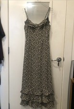 Urban Outfitters Navy and Beige, Floral Dress- Maxi/ Sun Dress