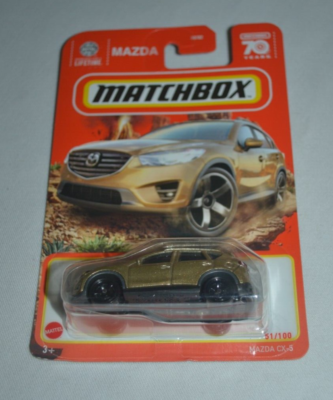 MATCHBOX 2023 MOUNTAIN EXPLORERS 51/100 - MAZDA CX-5 METALLIC GOLD