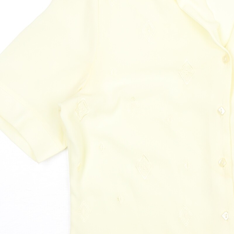 St Michael Womens Yellow Polyester Basic Blouse S… - image 10