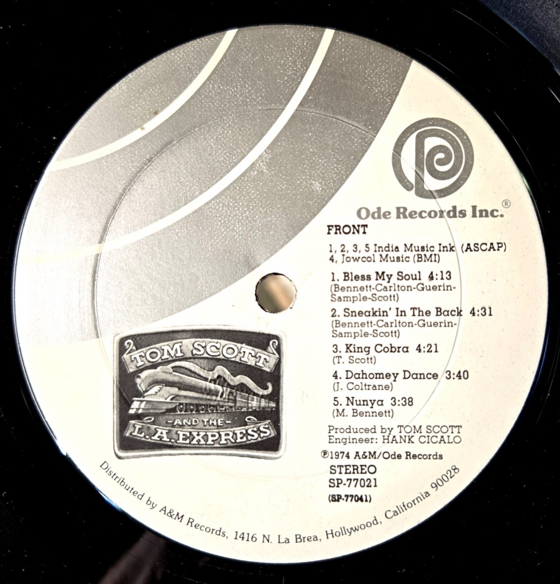 Tom Scott and the L.A. Express LP (1974) Ode SP-77021 ex | eBay