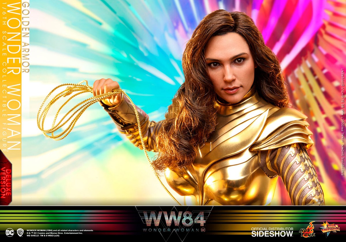 WW84 GOLDEN ARMOR WONDER WOMAN (DELUXE) Hot Toys Sixth 1:6 Scale