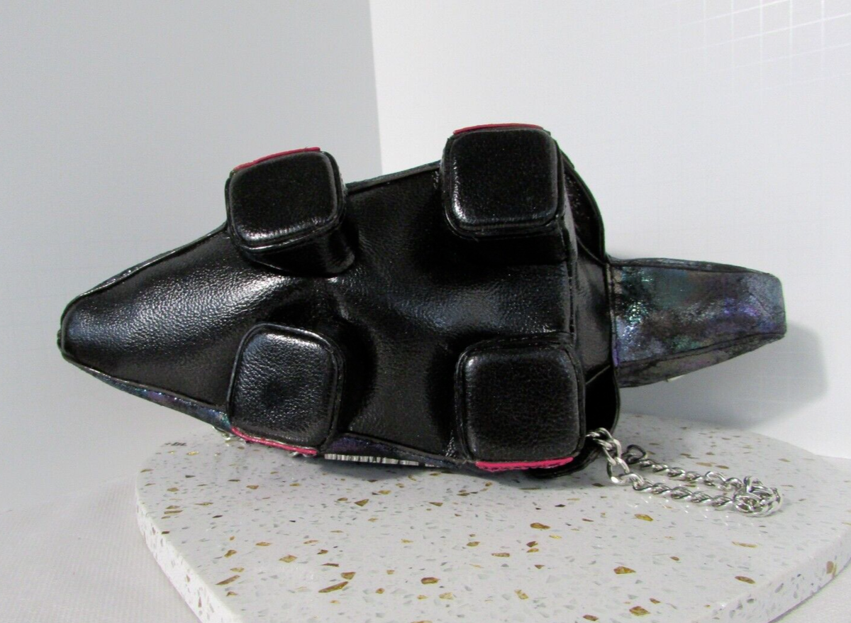Betsey Johnson Kitsch Dinosaur Triceratops Crossbody Bag 