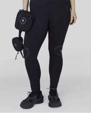  131 Adidas by Stella McCartney Women's Black High-Rise Leggings Pants Size XS