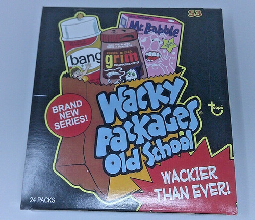2011 TOPPS WACKY PACKAGES OLD SCHOOL SERIES 3 Box w/24 Sealed Packs and Poster