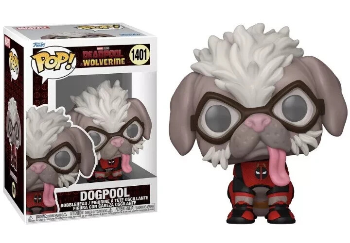 MARVEL DEADPOOL 3 - DOGPOOL 3.75 POP VINYL FIGURE FUNKO 1401 IN