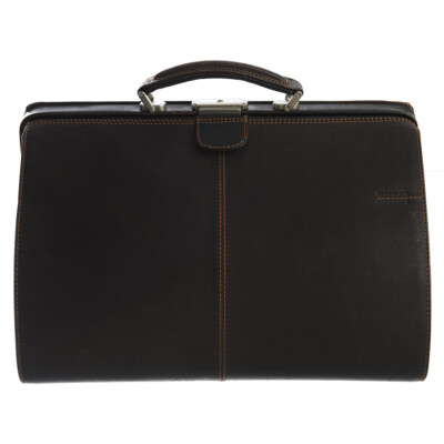 Greenland Westcoast Doc Bag Leder Doktortasche Arzttasche Reisetasche Braun 801