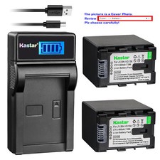 Kastar Battery LCD Charger for JVC BN-VG138 JVC Everio GZ-MS118 Everio GZ-MS150