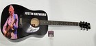 JUSTIN HAYWARD SIGNED CUSTOM ACOUSTIC GUITAR THE MOODY BLUES JSA COA — photo 1