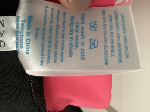 Splash About - Pink Swimsuit UPF 50+ &Integrated Nappy Size Small 3 - 6 Months - Picture 5 of 5