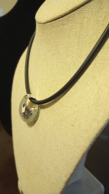   374 Möbius Choker Pendant Georg Jensen #374 Moebius Torun Silver Pendant Necklace 16