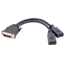 DMS-59Pin Male to Dual DP Displayport Female Splitter Extension Cable DMS HDMI