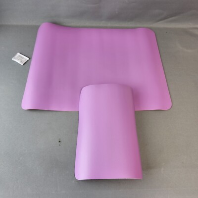Mausmatte - groß 2 Stück - PU-Leder - YSAGI - lila + rosa neu/versiegelt - kostenloser Versand