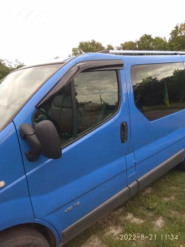 2PCS VAUXHALL VIVARO 2003-2015 EXTERNAL FIT WIND RAIN SUN SMOKE GUARD DEFLECTORS - Picture 17 of 24