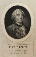 Georges Louis Leclerc Comte Buffon Natural History Zoology Botany 1828