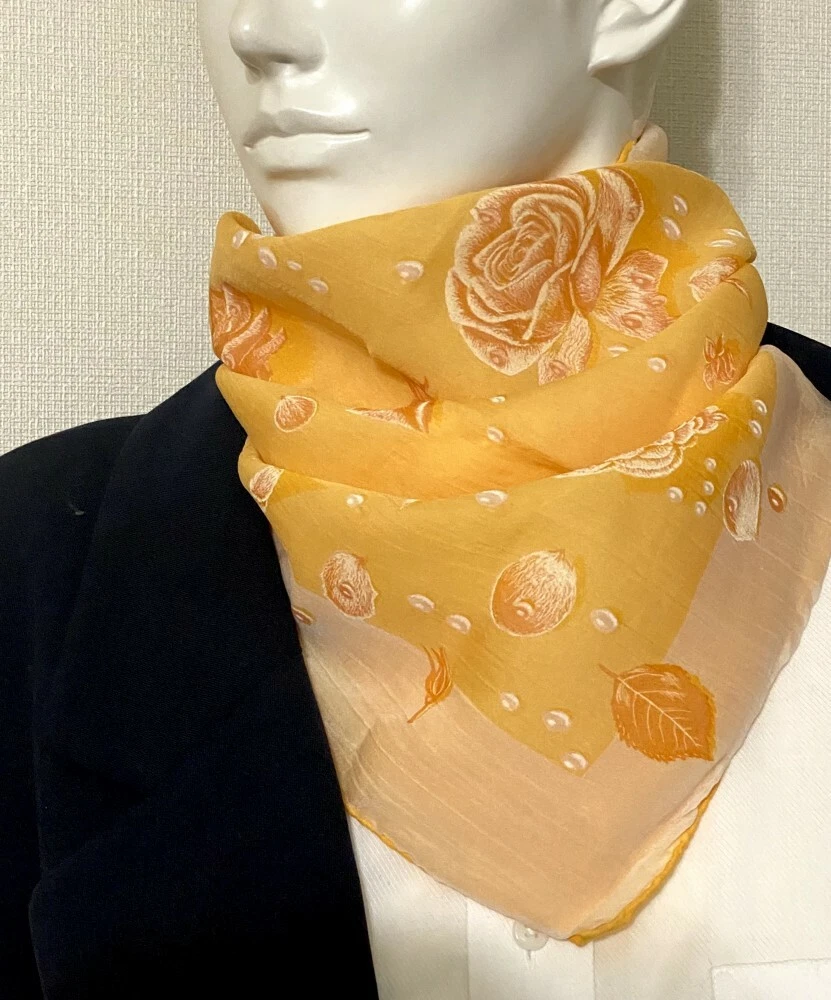 Ivory chiffon best sale scarf