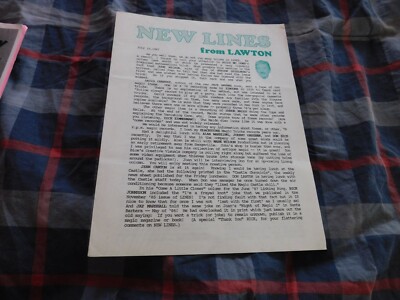 Magic & Magician Literature New Lines From Lawton July 15 1987