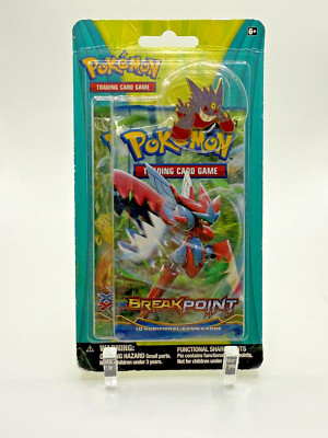 Pokemon Blister Booster Pack XY Breakpoint & XY Fates Collide  W/Mega Gengar Pin