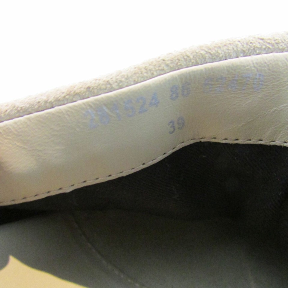 ECCO Tan Studded Suede Mules Clogs Shoes with Buckle Womens 88.5 / 39