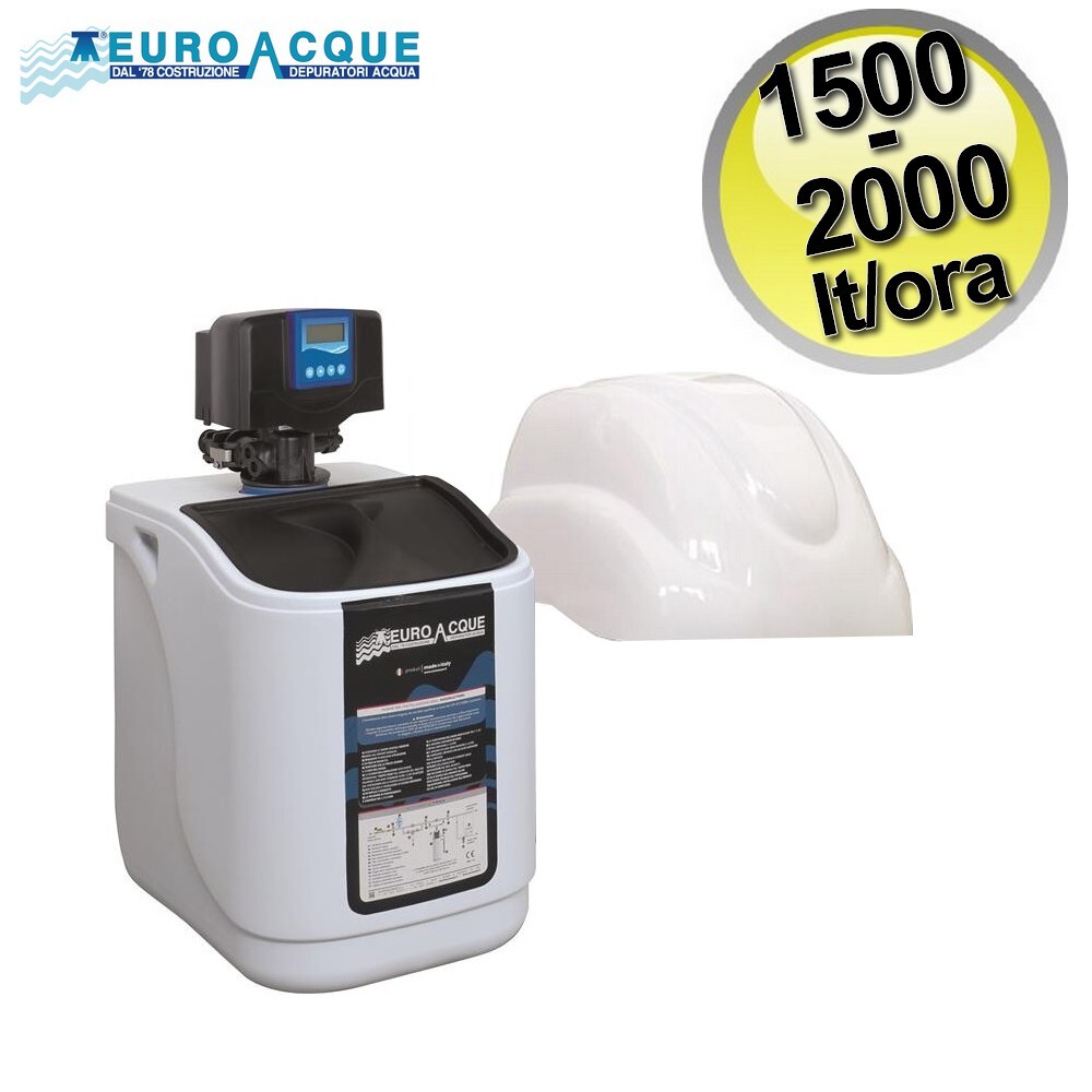 Addolcitore volumetrico digitale autodisinfettante proporzionale 1500-2000 lt/or