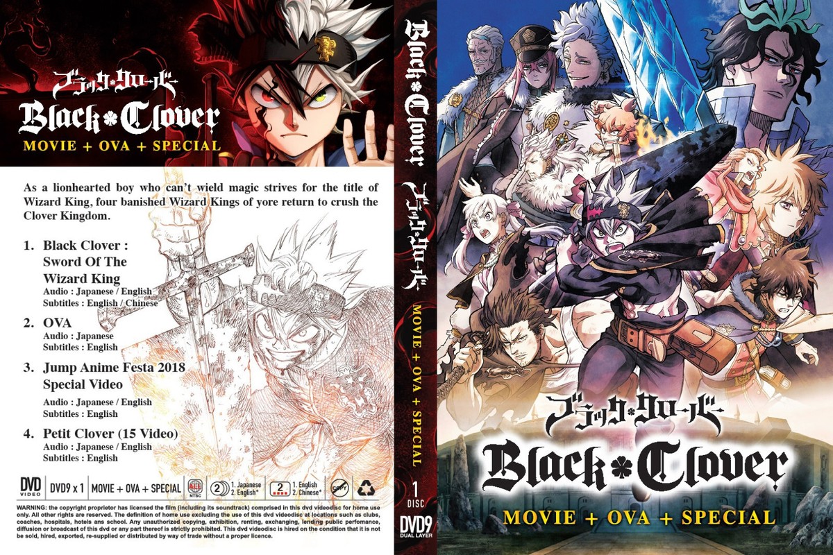 ENGLISH DUBBED Black Clover: Sword of the Wizard King+OVA+Special