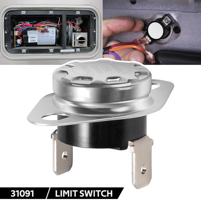 31091 High Temperature Limit Switch 190° For Atwood/ Dometic RV Furnace Heater