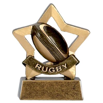 Personalisierte gravierte Mini Star Rugby Great Player Team Award