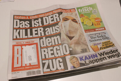 BILDzeitung 27.01.2023 Januar   Oliver Kahn Führerschein Regio Zug