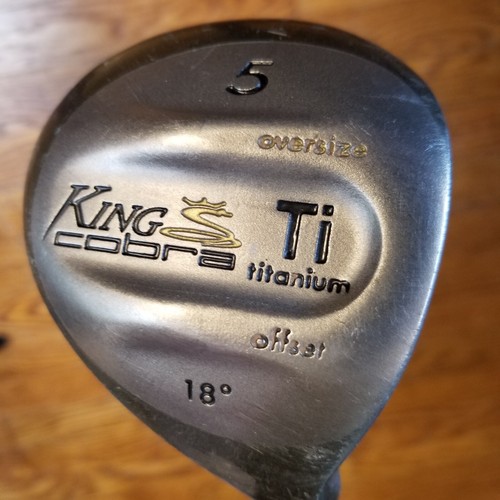 King Cobra Ti Oversize Offset 18 Degree 5 Wood RH Cobra Senior Graphite