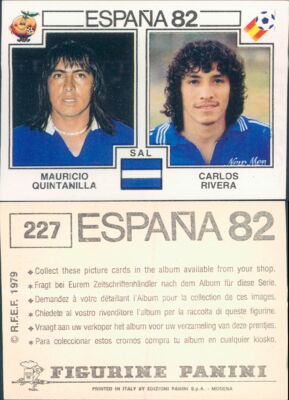 SAL N.227-SPAIN 82 FIGURINE PANINI-NEW, NEWSSTAND, PERFECT
