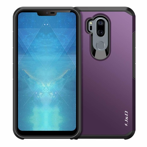 Etui, Coque pour LG G7 ThinQ, G7 Double couche Hybrid Antichoc ,Violet - Photo 3 sur 7