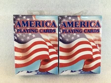2 Decks of America Playing Cards PATRIOTIC